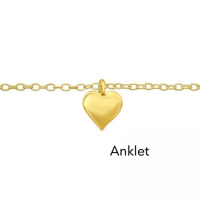 Anklet 18ct Gold Plating