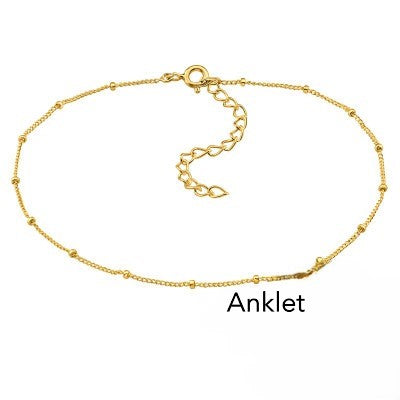 Anklet 18ct Gold Plating